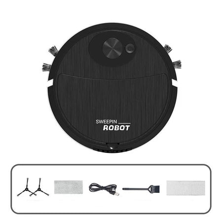 Robô Aspirador de Pó 3 Em 1 Inteligente E Silencioso